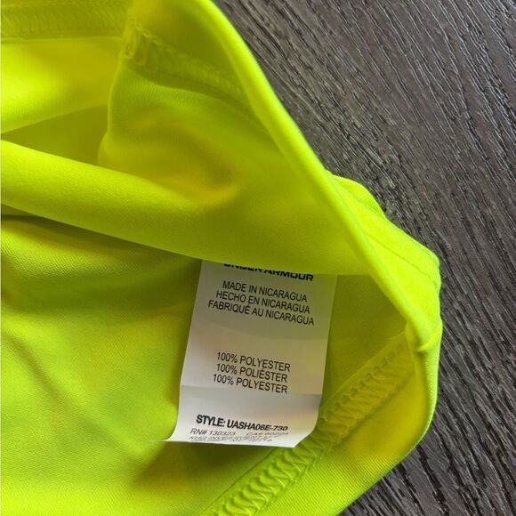 Under Armour Kids Neon Green T-Shirt - Picture 4 of 4